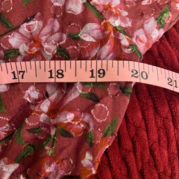 Sachin + Babi Ronnie Long Sleeve Pink Pleated Tie Front Midi Dress NWT - Picture 6 of 15